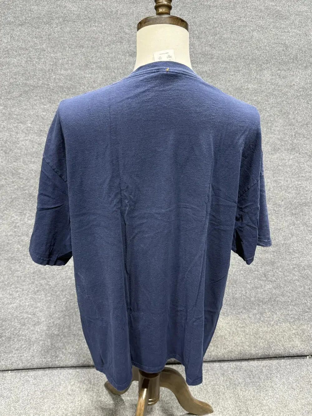 Adidas Shirt Mens XL Blue Logo Graphic Crewneck Cotton Casual Athletic Tee Top